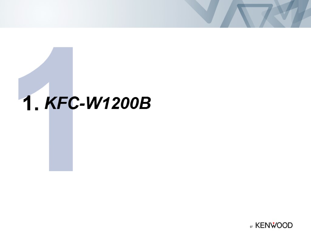 97 1 1. KFC-W1200B